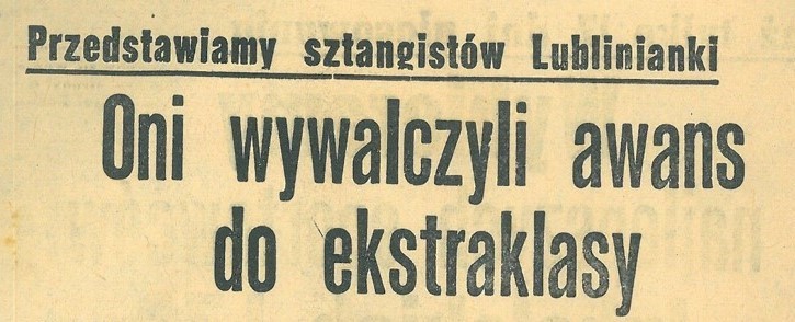 Sukces lubelskich ciężarowców (AD 1968)